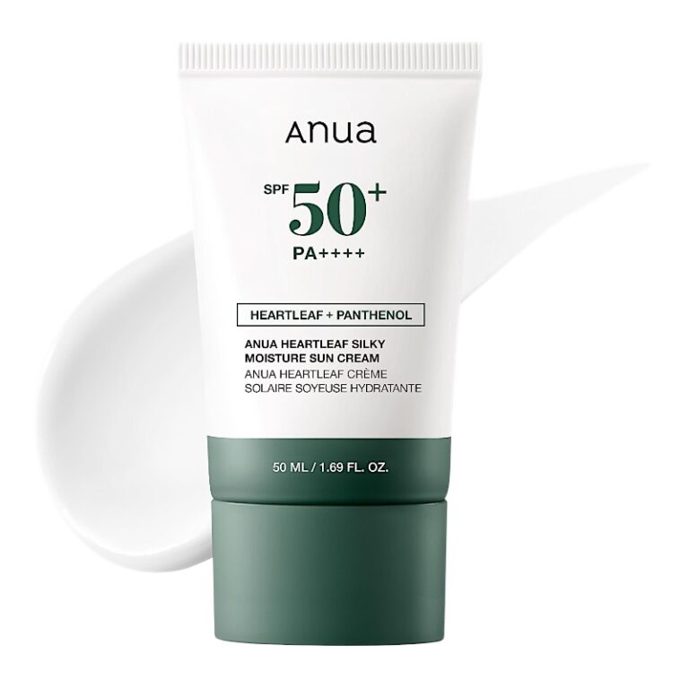 ANUA Heartleaf Silky Moisture Sun Cream SPF50+ PA++++, 50 ml