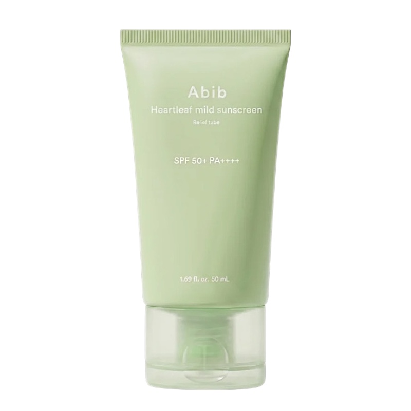 Abib Heartleaf Mild Sunscreen Relief Tube, 50 ml