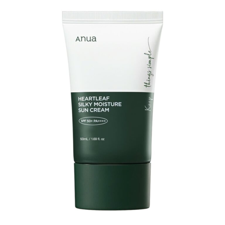 Anua Heartleaf Silky Moisture Sun Cream Sonnencreme mit Heartleaf-Extrakt