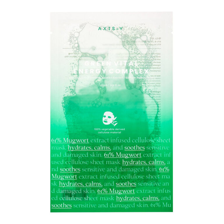 AXIS-Y Mugwort Green Vital Energy Complex Sheet Mask AXIS-Y Mugwort Green Vital Energy Complex Sheet Mask