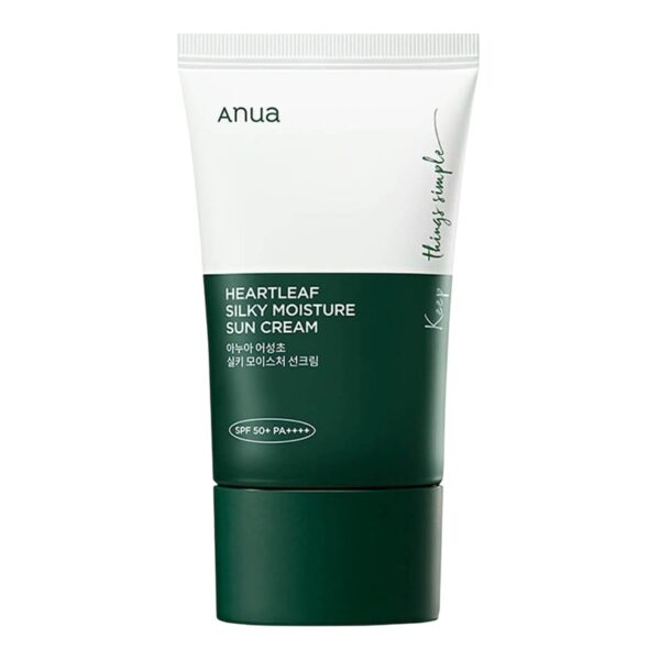 ANUA Heartleaf Silky Moisture Sun Cream SPF50+ PA++++