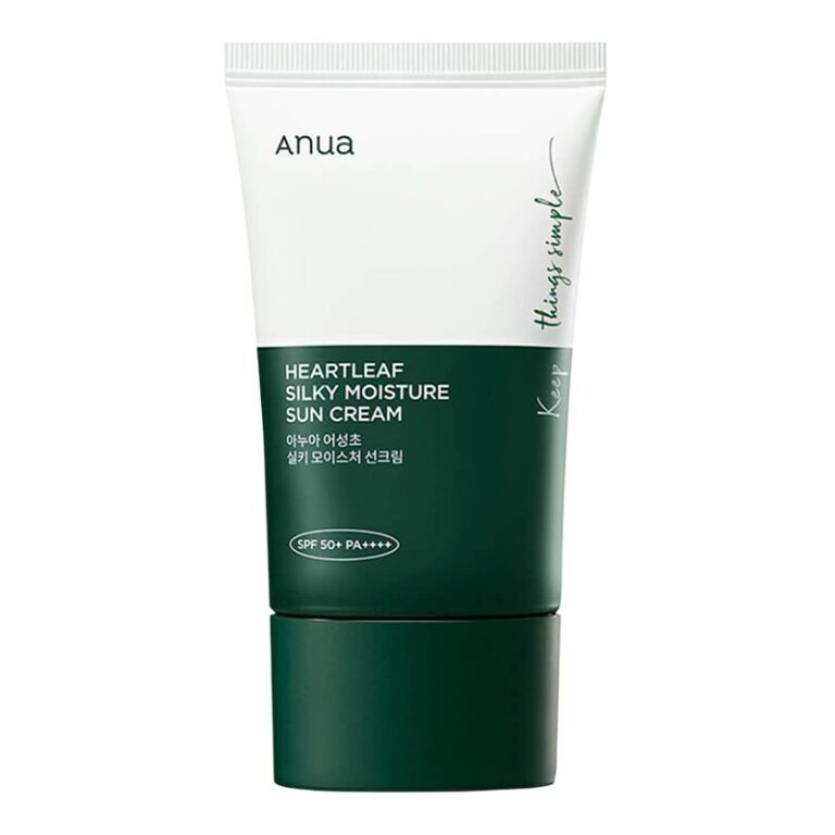 ANUA Heartleaf Silky Moisture Sun Cream SPF50+ PA++++ ANUA Heartleaf Silky Moisture Sun Cream SPF50+ PA++++
