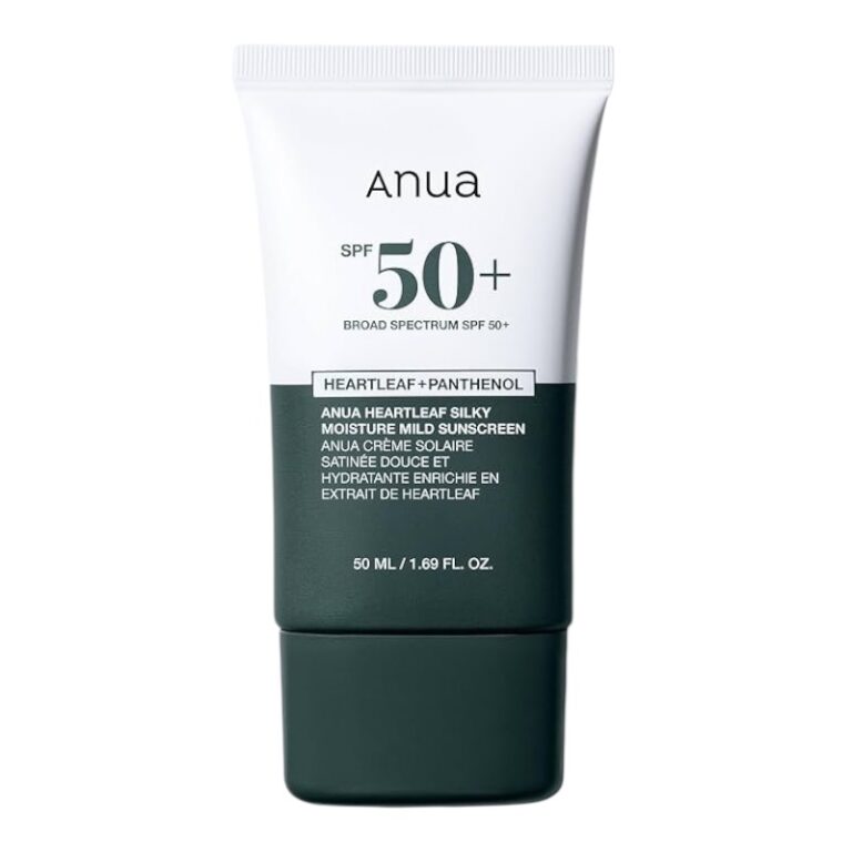 Anua Heartleaf Silky Moisture Mild Sunscreen SPF50+ PA++++ Anua Heartleaf Silky Moisture Mild Sunscreen SPF50+ PA++++