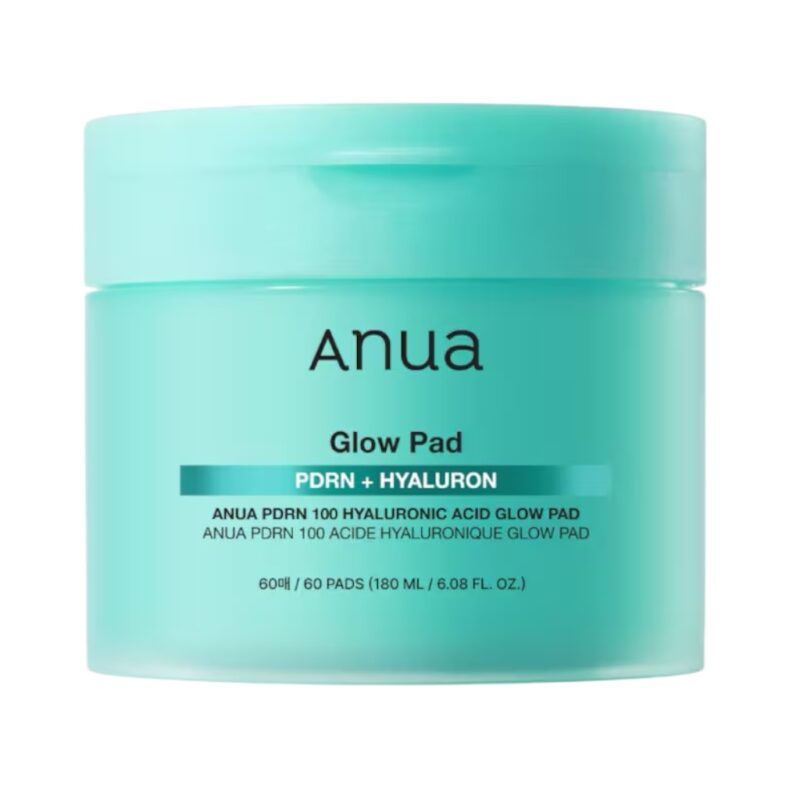 Anua PDRN 100 Hyaluronic Acid Glow Pad, 60 pcs