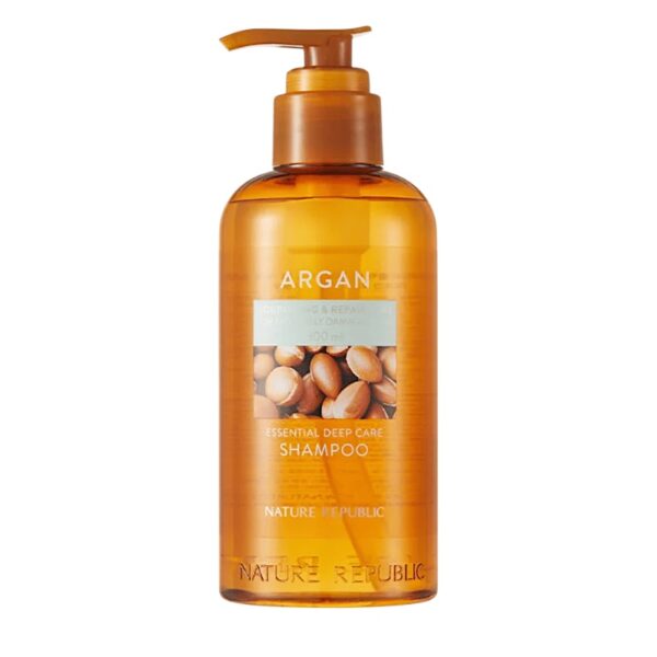 Nature Republic Argan Essential Moisture Repairing Shampoo, 300 ml