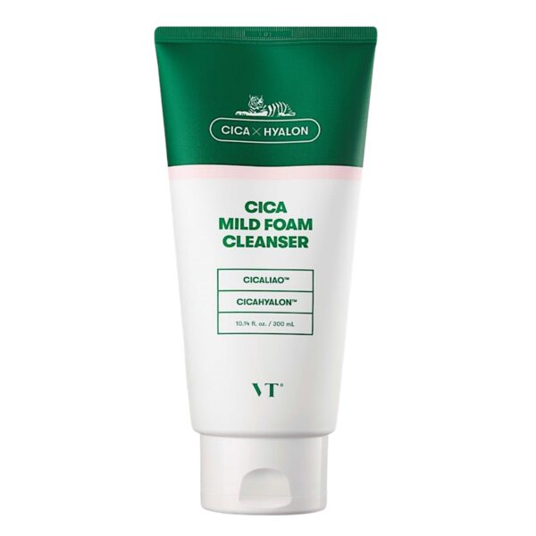 VT Cosmetics Cica Mild Foam Cleanser, 300 ml