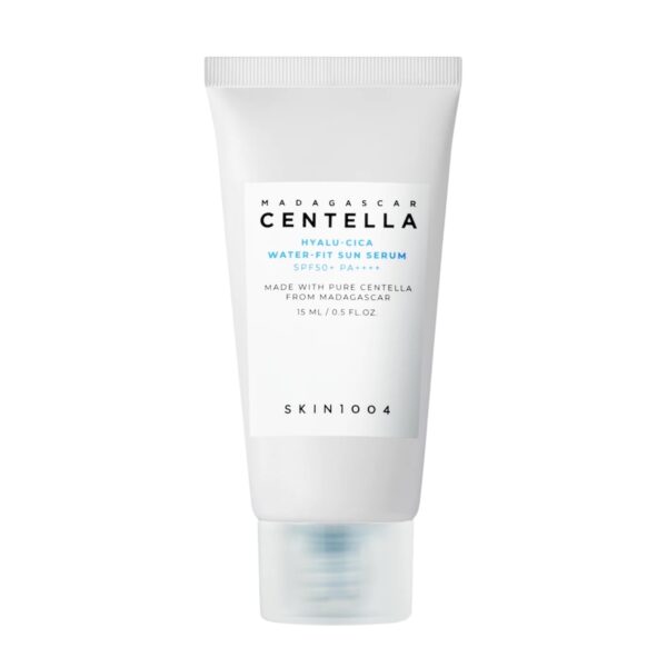 SKIN1004 Madagascar Centella Hyalu-Cica Water-Fit Sun Serum SPF50+ PA++++, MINI, 15 ml