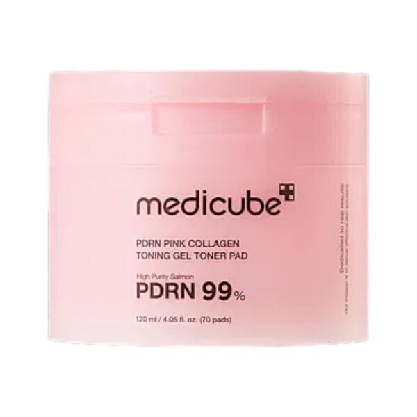 Medicube PDRN Pink Collagen Toning Gel Toner Pad, 70 st.