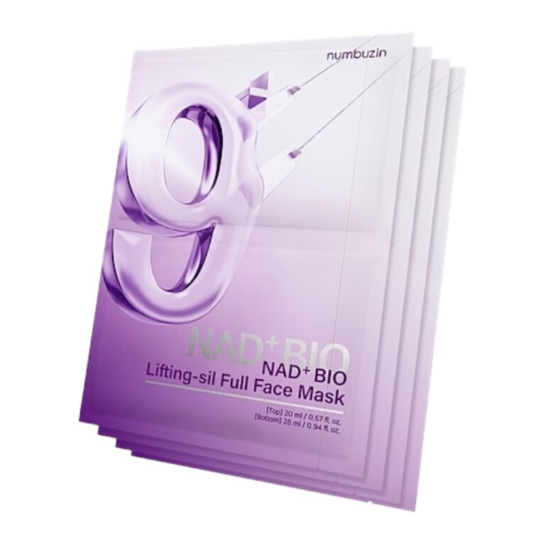 Numbuzin  No. 9 NAD Bio Full Face Pack Sheet, 4ea+GWP