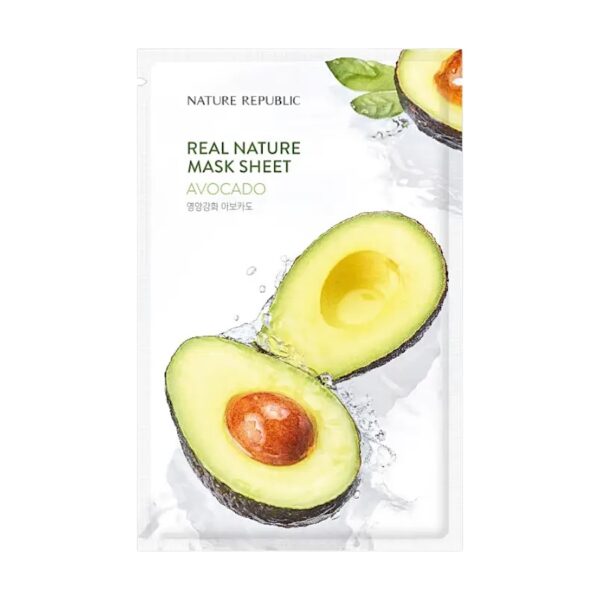 Nature Republic  Real Nature Avocado Sheet Mask, 23ml