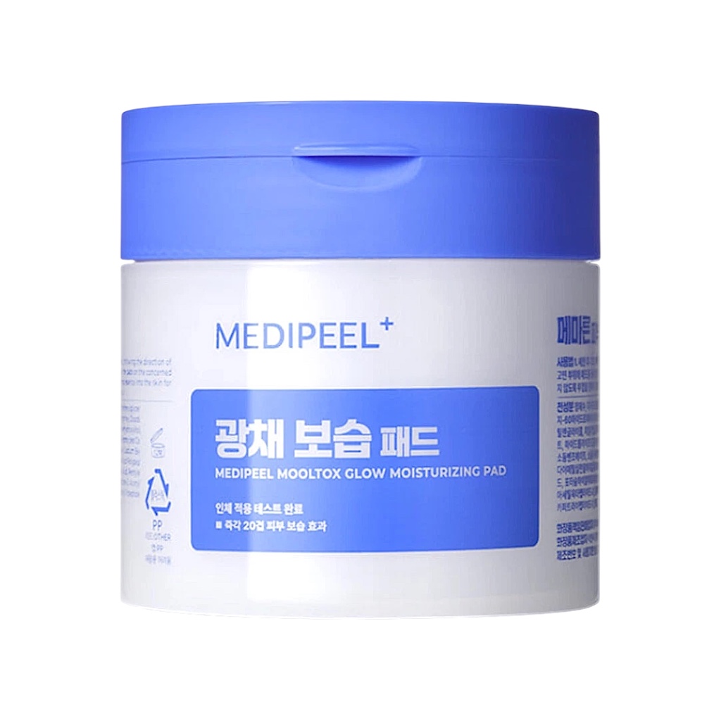 Medi-Peel Mooltox Glow Moisturizing Pads, 120ml (50 pcs) MEDI-PEEL Mooltox Glow Moisturizing Pads – feuchtigkeitsspendende Toner-Pads