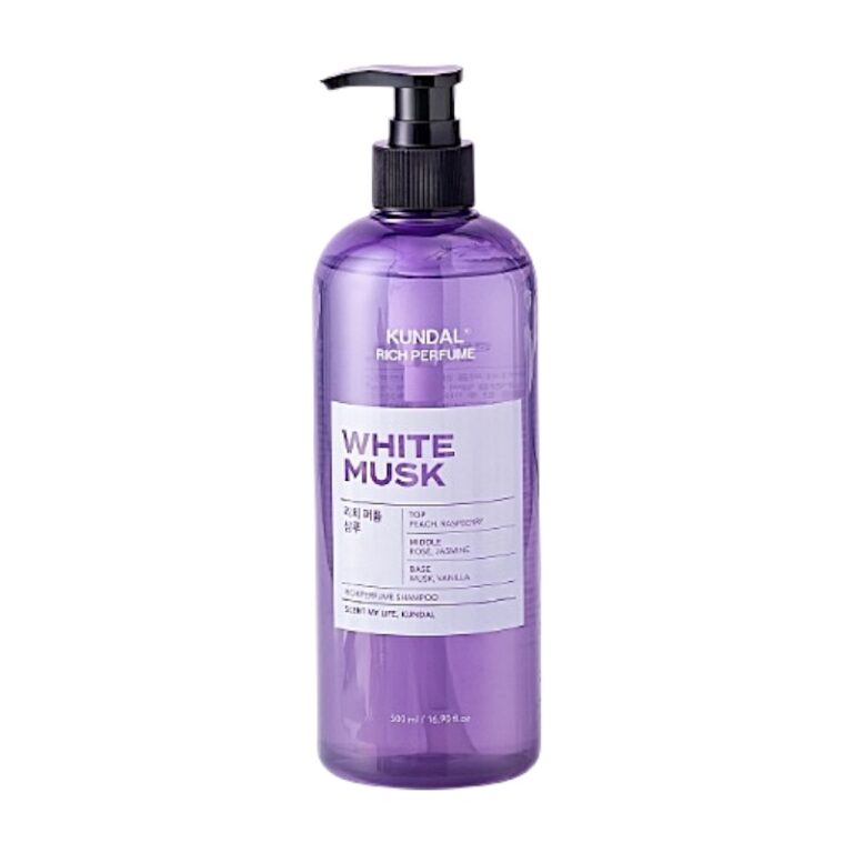 KUNDAL Rich Perfume Shampoo White Musk, 500 ml
